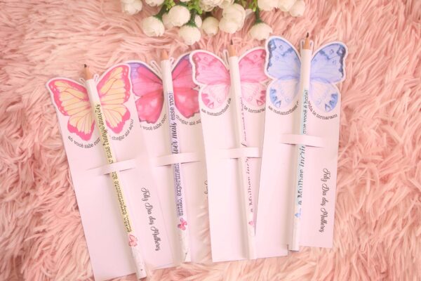 Arquivo Corte Dia da Mulher Borboleta Lápis