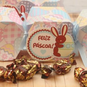 Arquivo Corte Caixinha de Bala Páscoa Personalizado