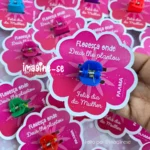 Arquivo Corte Dia da Mulher Card Presilha Personalizado