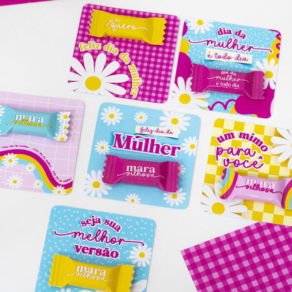 Arquivo Corte Dia da Mulher Delicado Personalizado