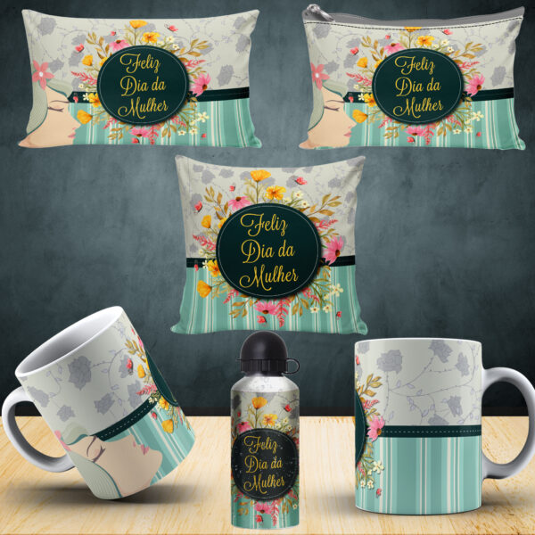 Arquivo Corte Dia da Mulher Delicado Personalizado