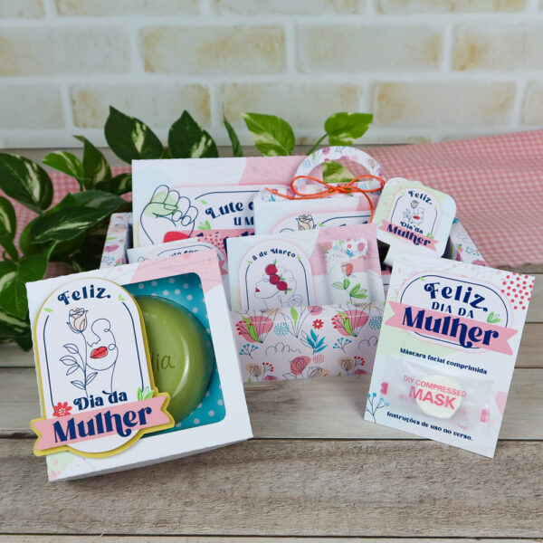 kit sabonete e cuidados dia da mulher Kit Digital Sabonete e Cuidados – Utilidades Femininas Dia da Mulher