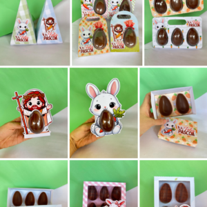 Arquivo Kit Digital Caixinhas Mini Ovos Páscoa