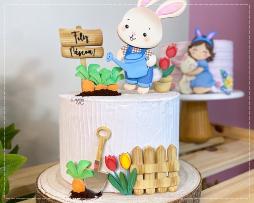 arquivo corte topo bolo páscoa coelhinho