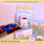 Páscoa Divertida Jogos e Caixa Bombom Silhouette, kits para imprimir