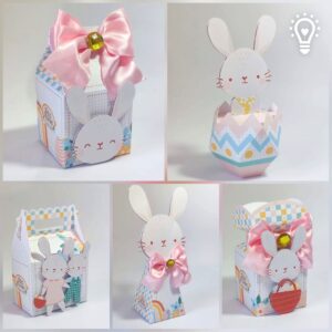 Arquivo Corte Caixa de Páscoa Silhouette Personalizado