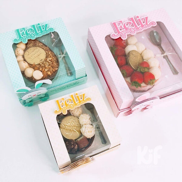 Silhouette Ovo de Colher para Chocolate Páscoa