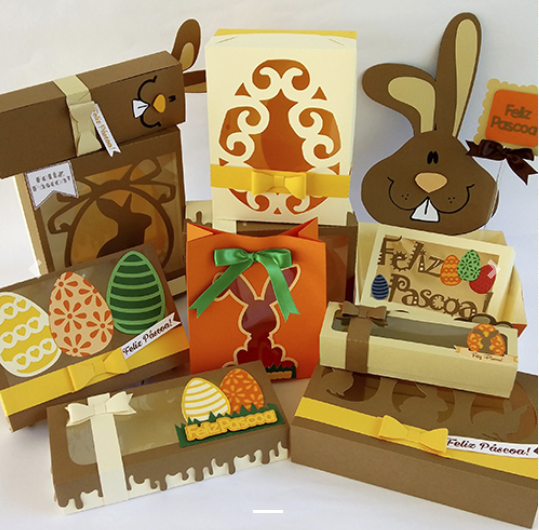 Caixas Variadas de Lembraninhas para Páscoa