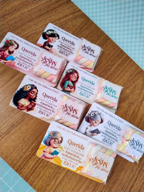 Card arquivo mashimelow personalizado dia mulher