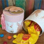 Porta Chocolates redondo Páscoa