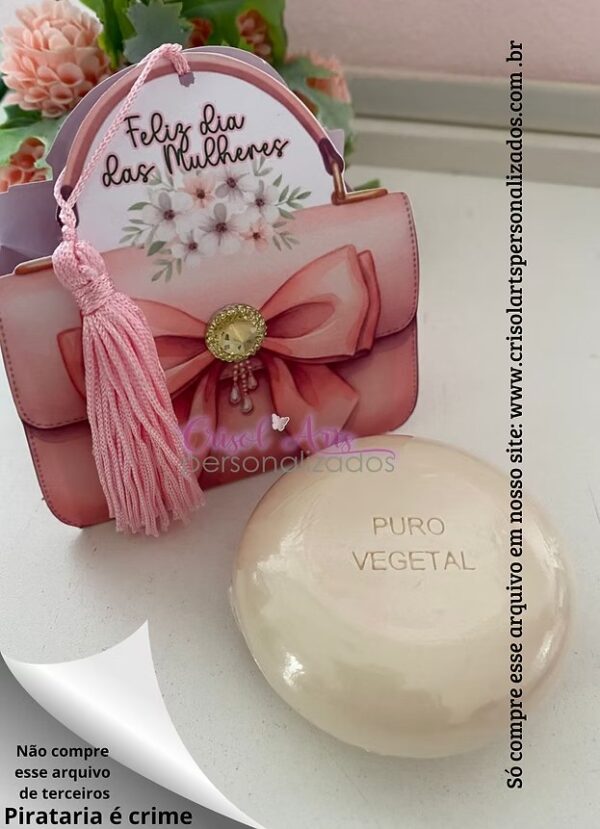 Arquivo Corte Dia da Mulher Kit Sabonete Personalizado
