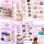 cardápio confeitaria editável