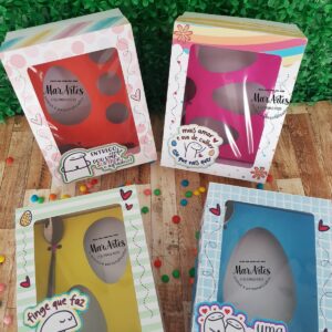 Kit Digital Caixa de Ovos de Páscoa Personagens Flork
