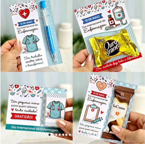 Arquivo corte lembrancinha dia do enfermeiro grátis para imprimir