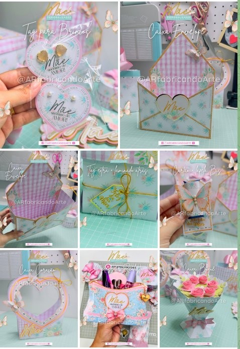 Pack arquivos corte Dia das Mães 2026 grátis para imprimir