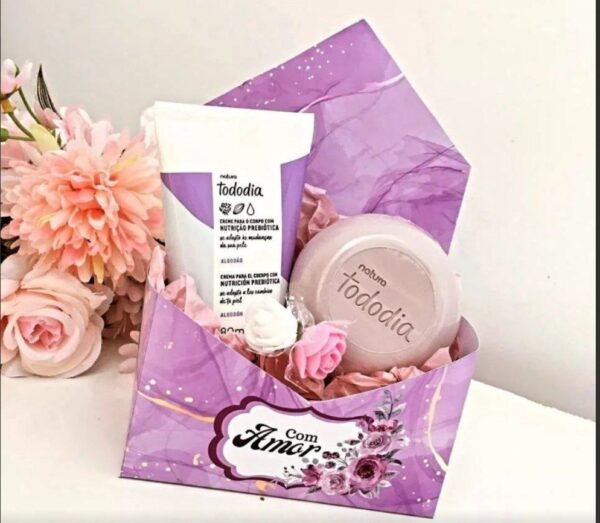 Arquivo corte caixa sabonete Natura para imprimir grátis