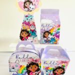 Arquivo corte caixas casa mágica grátis para imprimir festa infantil