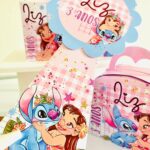 arquivo corte caixas festa lilo stitch personalizado para imprimir