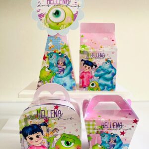 Arquivo corte caixas Monstros SA grátis para imprimir