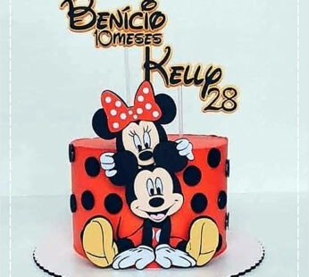 topo bolo mickey e minnie