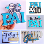 Topo de bolo Melhor Pai do Mundo para imprimir em arquivo digital