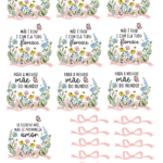 Arquivo digital Dia das Mães 2026 pronto para imprimir grátis em DTF UV