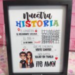 Arquivo de corte quadro aniversário de namoro para imprimir grátis