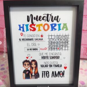 Arquivo de corte quadro aniversário de namoro para imprimir grátis