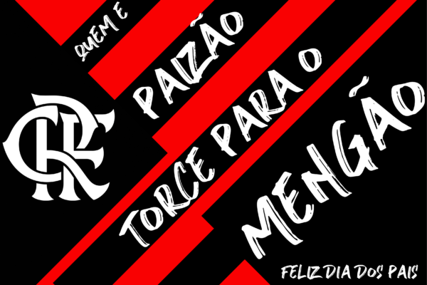 Arte Quadro Dia dos Pais Flamengo Digital Arte para quadro Dia dos Pais Flamengo personalizada pronta para imprimir