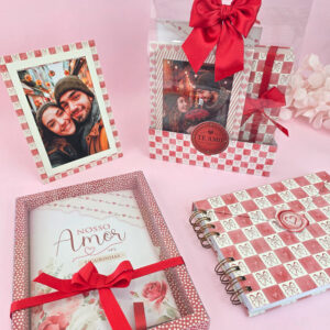 Arquivo digital Dia dos Namorados Kit Nosso Amor personalizado para imprimir e cortar na Silhouette.