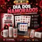 Artes editáveis para Dia dos Namorados com modelos românticos personalizados para imprimir e presentear.