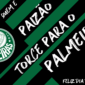 Arte quadro Dia dos Pais Palmeiras personalizada para imprimir