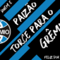 Arte quadro Dia dos Pais Grêmio personalizada para impressão