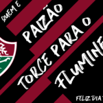 Arte quadro Dia dos Pais Fluminense personalizada para impressão