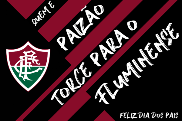 Arte Quadro Dia dos Pais Fluminense Arte quadro Dia dos Pais Fluminense personalizada para impressão