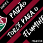 Arte quadro Dia dos Pais Fluminense personalizada para impressão