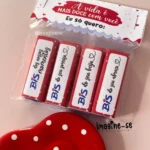 Lapela Bis A Vida é Mais Doce com Você personalizada para Dia dos Namorados pronta para imprimir e montar.
