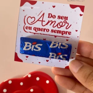 Card do Seu Amor Eu Quero Sempre Bis Dia dos Namorados personalizado para imprimir.