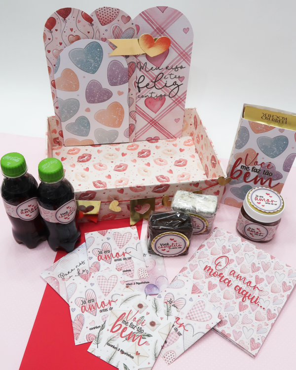 Arquivo de corte Coleção In Love para topo de bolo, caixas e personalizados digitais.