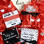 Arquivo digital de tag romântica para pirulitos personalizado para Dia dos Namorados, pronto para imprimir e cortar.