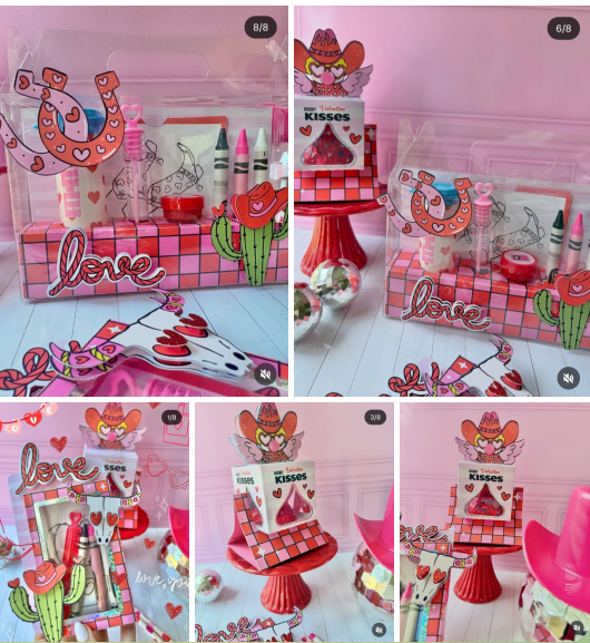 Arquivo de Corte Cowgirl Dia dos Namorados Arquivo de corte Cowgirl Kit Dia dos Namorados personalizado para imprimir