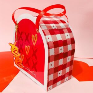 Arquivo de corte XOXO Box Dia dos Namorados personalizado para imprimir e montar.