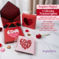Arquivo digital Coleção Love You Álbum personalizado para imprimir e cortar.