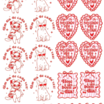 Arte digital para caneca vermelho personalizada pronta para imprimir e sublimar.