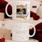 Arte para caneca Dia dos Namorados personalizada com foto do casal e frase Para Sempre Nós.