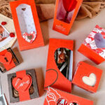 Arquivo de corte caixas chocolate kit dia dos namorados personalizado para Silhouette e impressão.