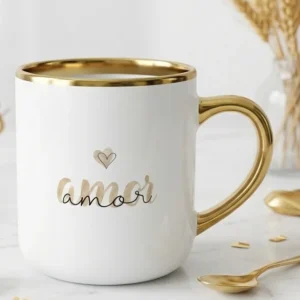 Arte Sublimação Caneca Amor Dia dos Namorados em arquivo digital para impressão personalizada.