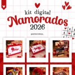 Kit Digital Dia dos Namorados com arquivos para imprimir e personalizar presentes românticos.