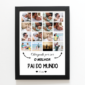 Layout para quadro Dia dos Pais Melhor Pai do Mundo personalizado para impressão