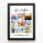 Layout para quadro Dia dos Pais Pai Amor Infinito personalizado para imprimir